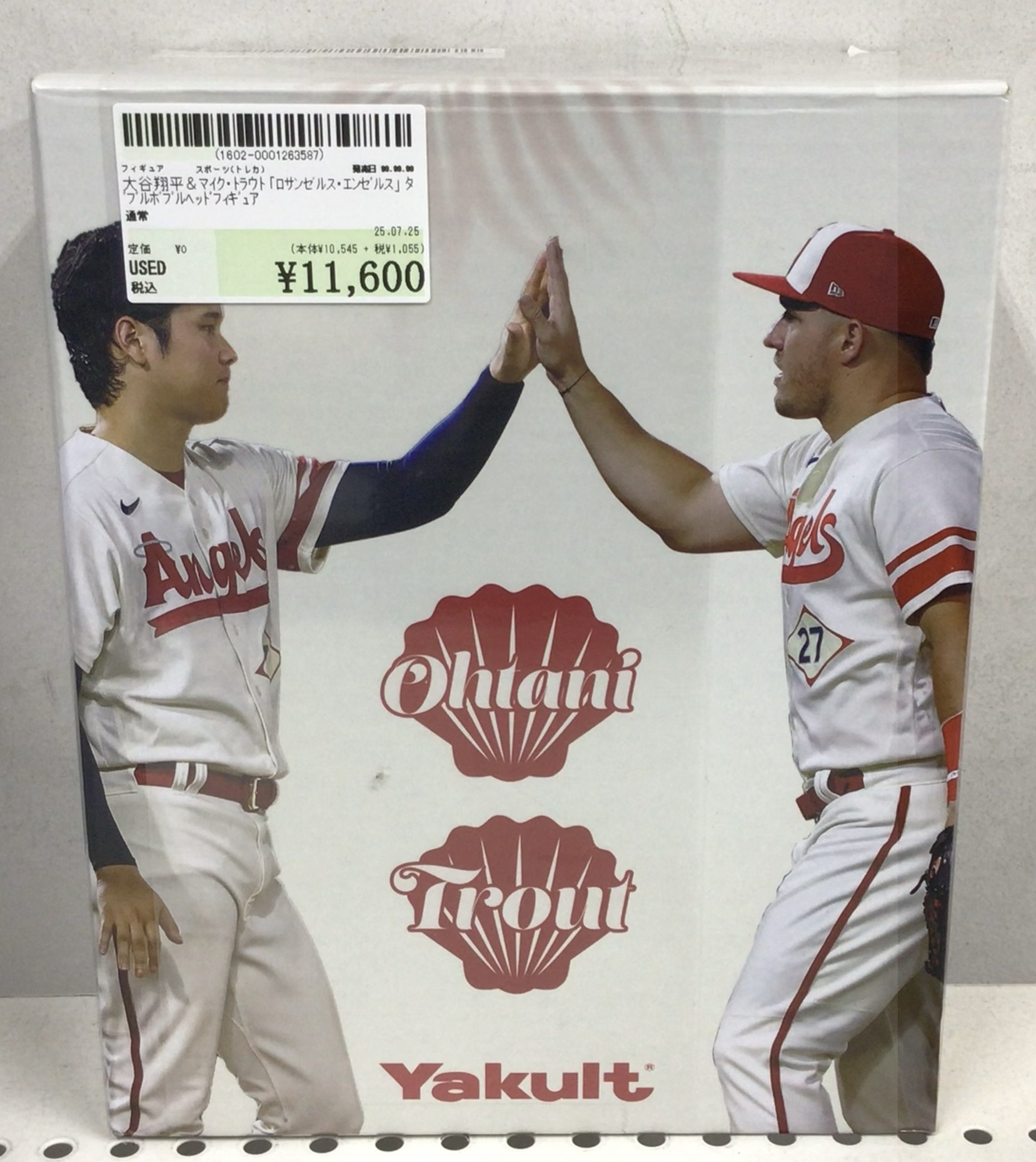 フィギュア　大谷翔平＆マイク・トラウト 「ロサンゼルス・エンゼルス」 ダブルボブルヘッドフィギュア 楽天市場】MLB 大谷翔平 ＆マイク・トラウト エンゼルス