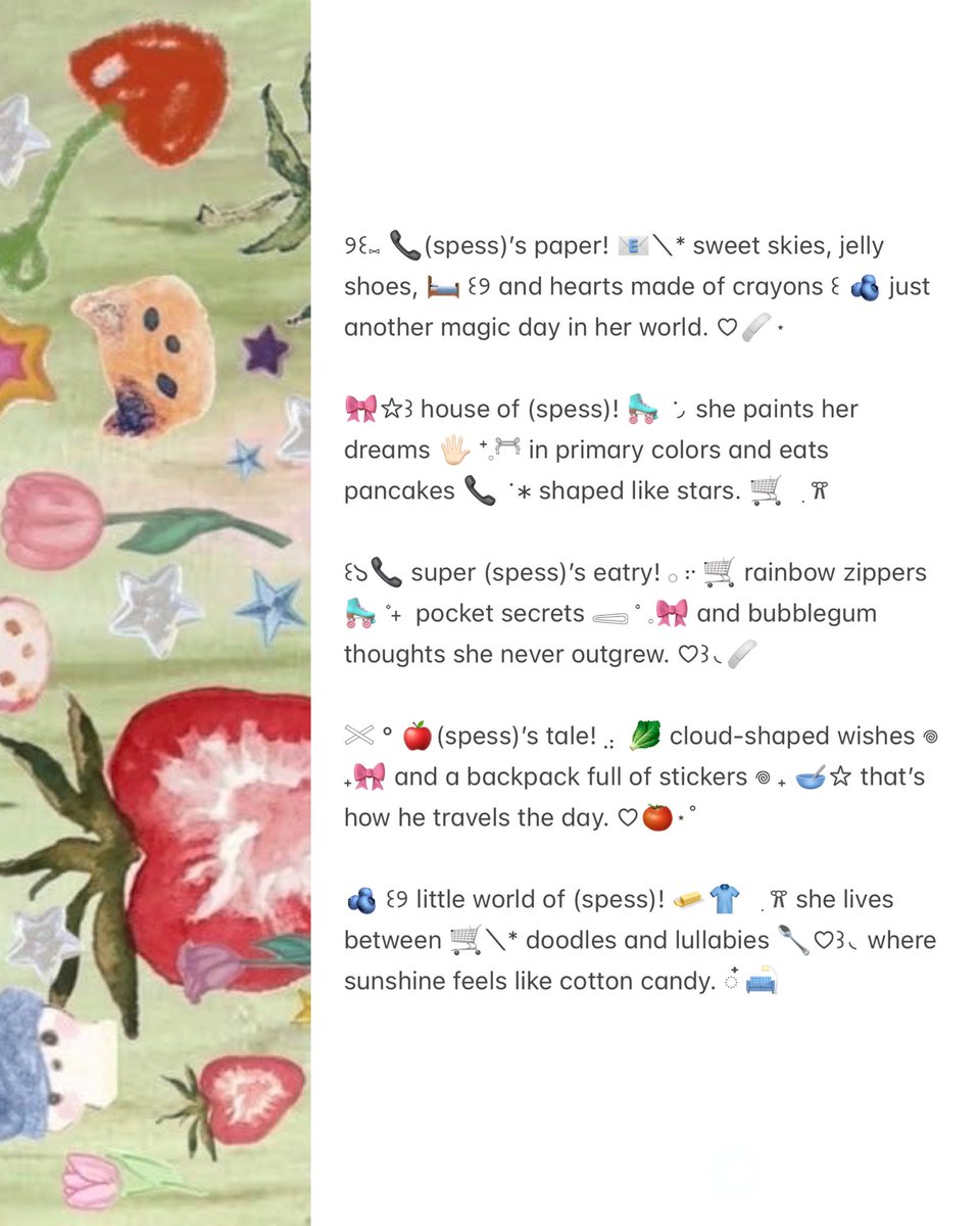 🫐🧈 .. | Any interaction would be appreciated!

🛋️ &lt; GIVEAWAY TIME! &gt; dalam rangka merayakan ulang tahun <a href="/BERHlAS/">laura</a>, 5 bio  wording akan dibagikan secara gratis! 🥺🖐🏻

pemenangnya diundi dari reply. komen: wish + <a href="/BERHlAS/">laura</a> + #LauraTurnsSweet + nomor wording

#zonauang #zonaba