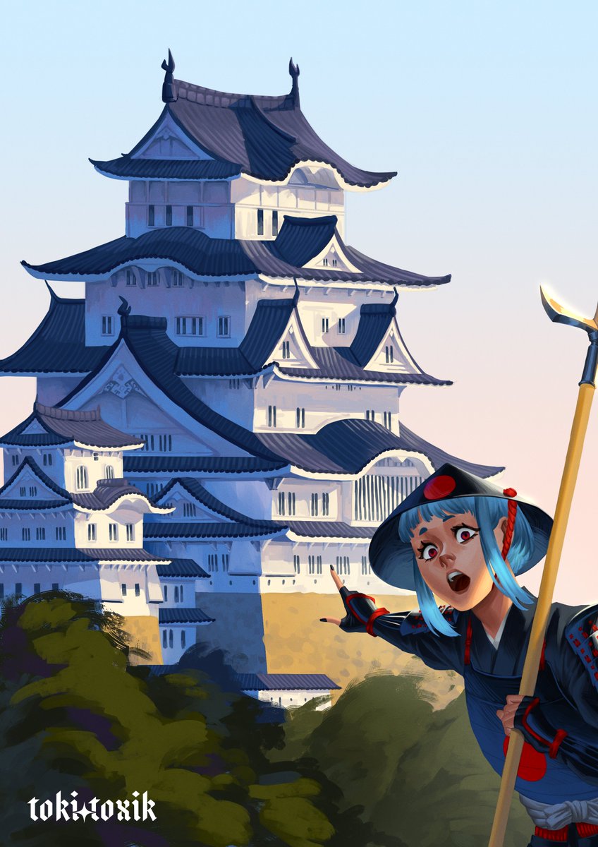 toki_toxik's tweet image. forgot to post this on here
Himeji Castle study from 2 months ago