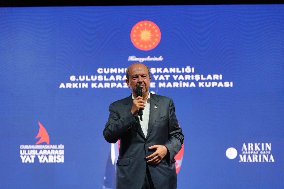 KKTCCB's tweet image. Cumhurbaşkanı @ErsinrTatar, Arkın Karpaz Gate Marina Kupası’nın ödül törenine katıldı
kktcb.org/tr/cumhurbaska…