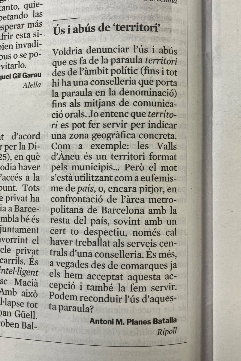 Saviesa en les cartes al director