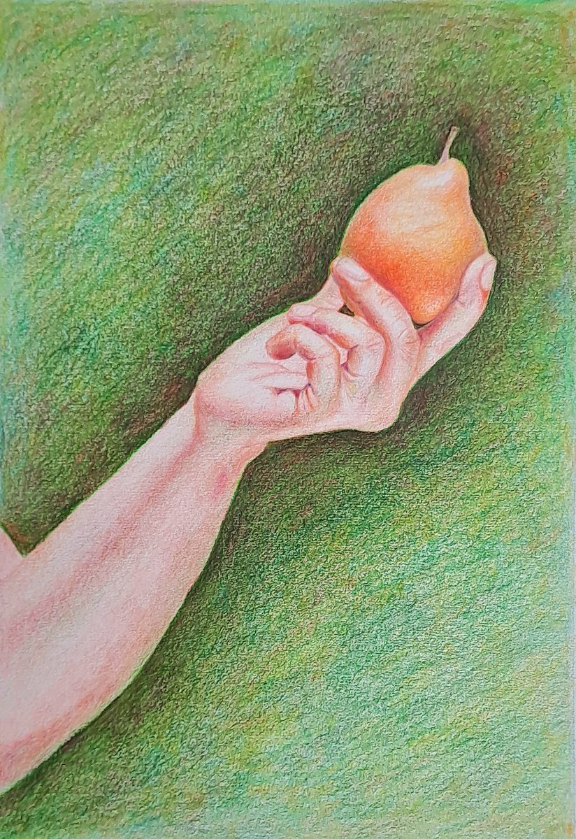 HaniehDabiri's tweet image. 🍀🍐New drop in my collection
"Fruit of Thought "🍐🍀
named: "The Fruit of Hesitation"
She holds the fruit… but waits... Sometimes, the moment before the choice says the most...
New piece drops soon on dear @objktcom
#nftart #philosophy #HaniDab