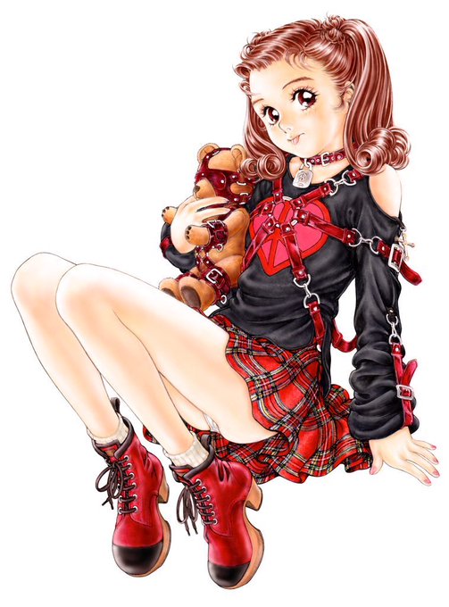 前RT、チェック柄などの柄物表現、昔の自分みたいな一枚イラストがメインだと拘るのもありだけど、週刊連載とかだともう記号と割り切って書かざるを得ない場合も多いだろうしね…小畑さんはオーグレさんばりに手が速い(ここでの速さはアシさんの作業も込みでの話)と聞くので、なればこそだよね。 