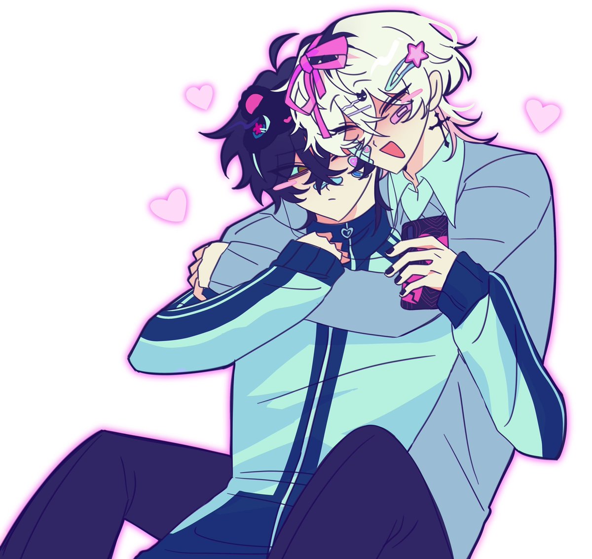 kyovinsky's tweet image. My OC&apos;s but make them ivantill :33 (i drew this a long time ago i just didn&apos;t have the courage to post...)