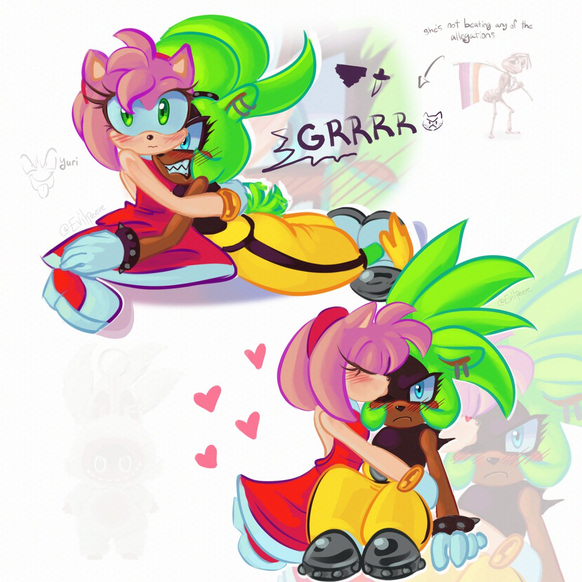evilpeeve15's tweet image. Idk how to fill the white void they’re in 😭
anyways my pookies 🥺 #Surgamy #surgeamy