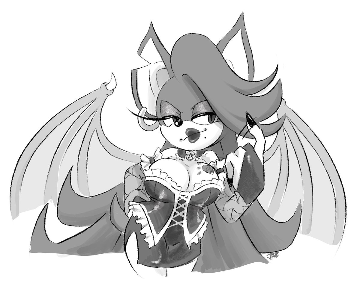 JadeNevermore's tweet image. Drawing old homie’s sonic OC 😊💙

Mel by @balenaproductions @MelancholyBat @ArtByRiana