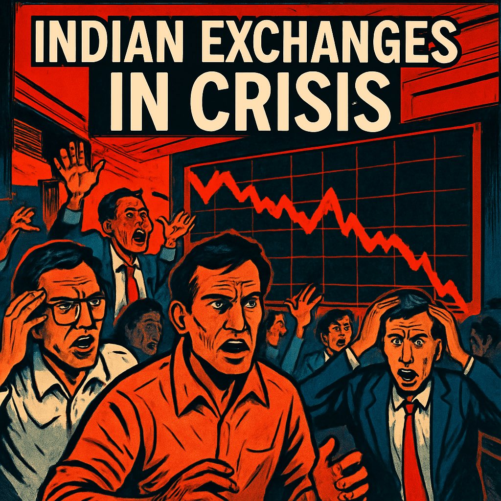 moneygurusumit's tweet photo. 🇮🇳𝐈𝐧𝐝𝐢𝐚𝐧 𝐞𝐱𝐜𝐡𝐚𝐧𝐠𝐞𝐬 𝐚𝐫𝐞 𝐫𝐮𝐢𝐧𝐢𝐧𝐠 𝐲𝐨𝐮𝐫 𝐩𝐨𝐫𝐭𝐟𝐨𝐥𝐢𝐨, 𝐚𝐧𝐝 𝐧𝐨 𝐨𝐧𝐞 𝐢𝐬 𝐭𝐚𝐥𝐤𝐢𝐧𝐠 𝐚𝐛𝐨𝐮𝐭 𝐢𝐭.😔🚨

You did everything right.

You paid taxes.

When your portfolio drops, no one helps.

Here’s what’s happening with crypto in India 👇🧵