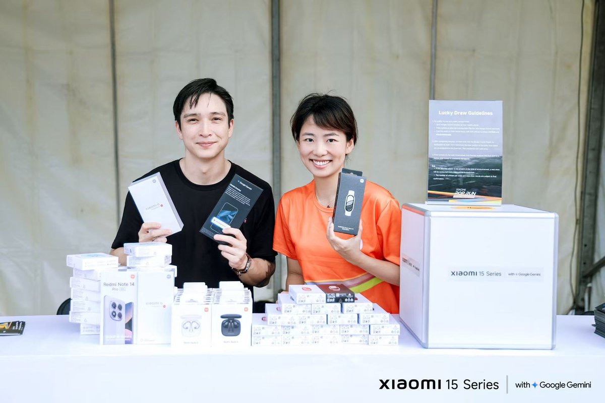 Hanging with a few thousand awesome people at the Kuala Lumpur #XRP25 with Xiaomi and Google #ChatWithGemini