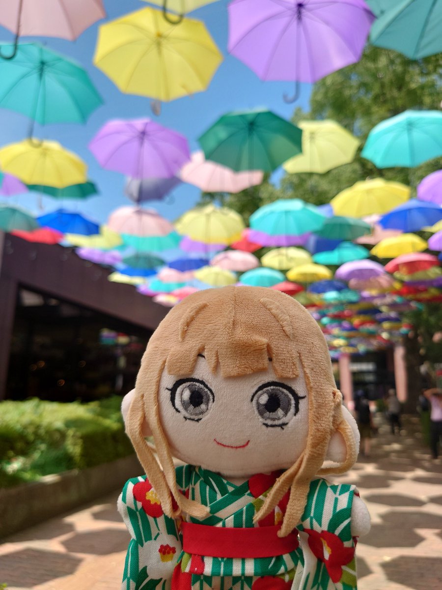 odbrt's tweet image. アンブレラスカイ☂️と軽く…どころじゃなく命の危険を感じる暑さ💀
早々に逃げ帰りました〜💨
