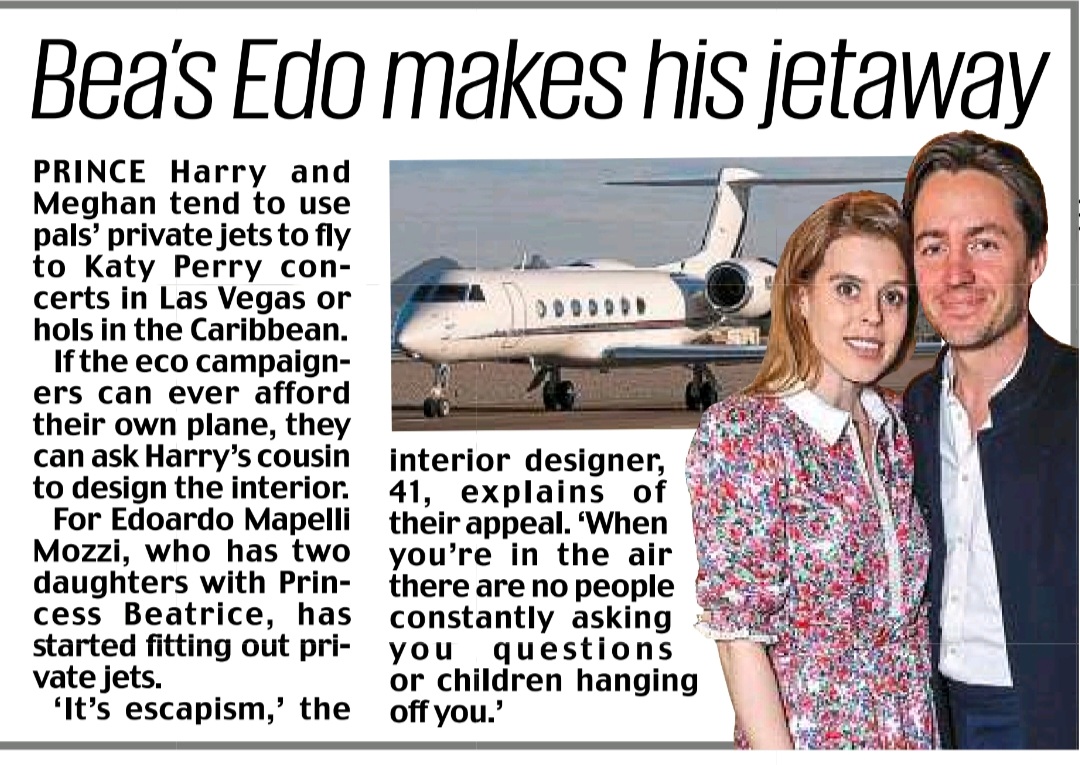 richardaeden's tweet image. Princess Beatrice's husband, Edo, makes his jetaway. #royal To read Saturday's Eden Confidential column in full, click here:
dailymail.co.uk/columnists/art…