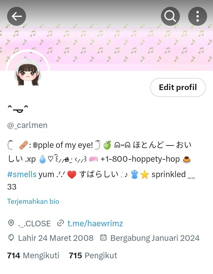 _carlmen's tweet image. LIATTTTTTTTTTT BIO BARUKU LUCU BANGET..... COCOK BANGET SAMA AKU 🥺🥺🥺🥺. THANKZ KAKAK @sanrryos