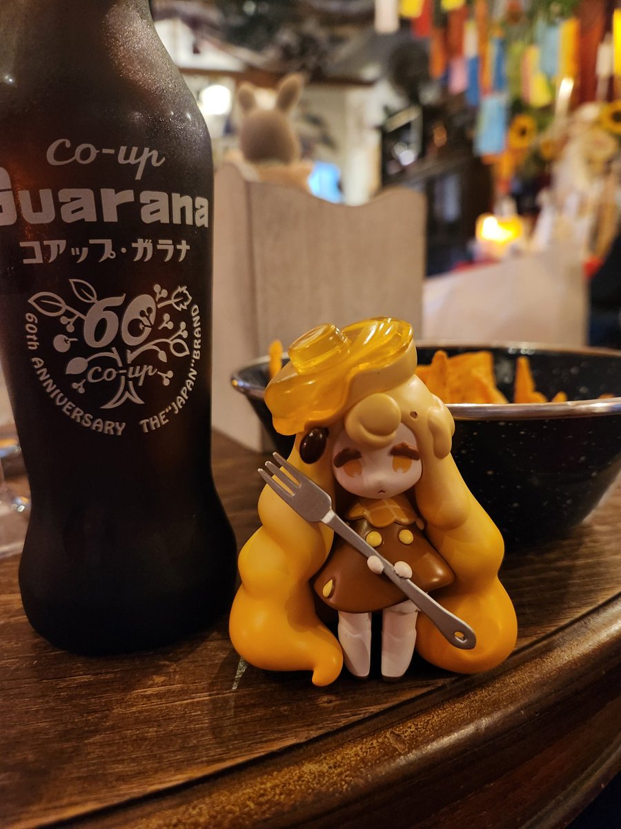 Fullmoon_0505's tweet image. 🥞：暑い日には冷たいドリンクで涼むなのです