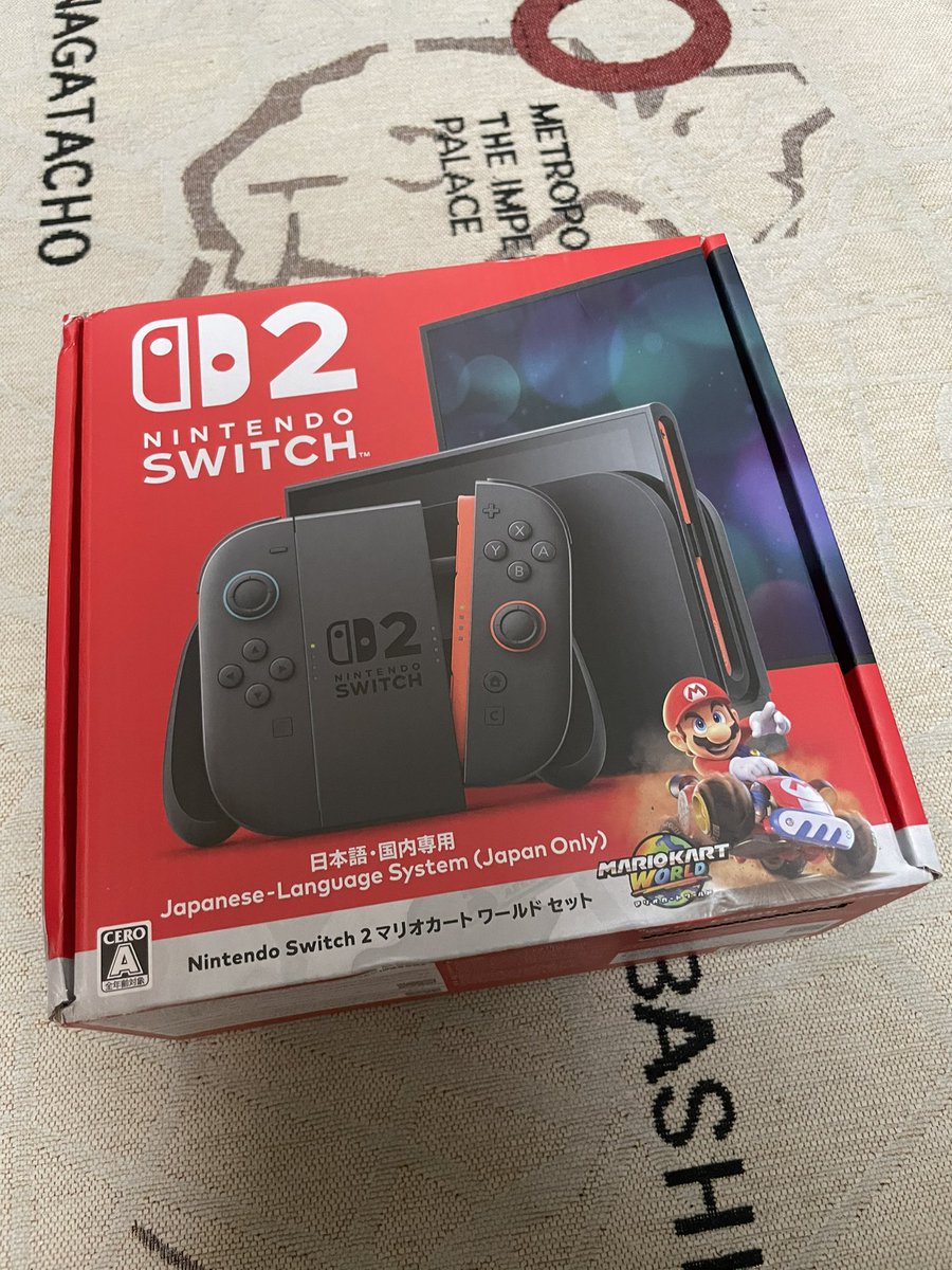 x_missiy's tweet image. 目の前で入荷して、
ついにSwitch2買えたあああ😭😭
うれしぃぃ🔥