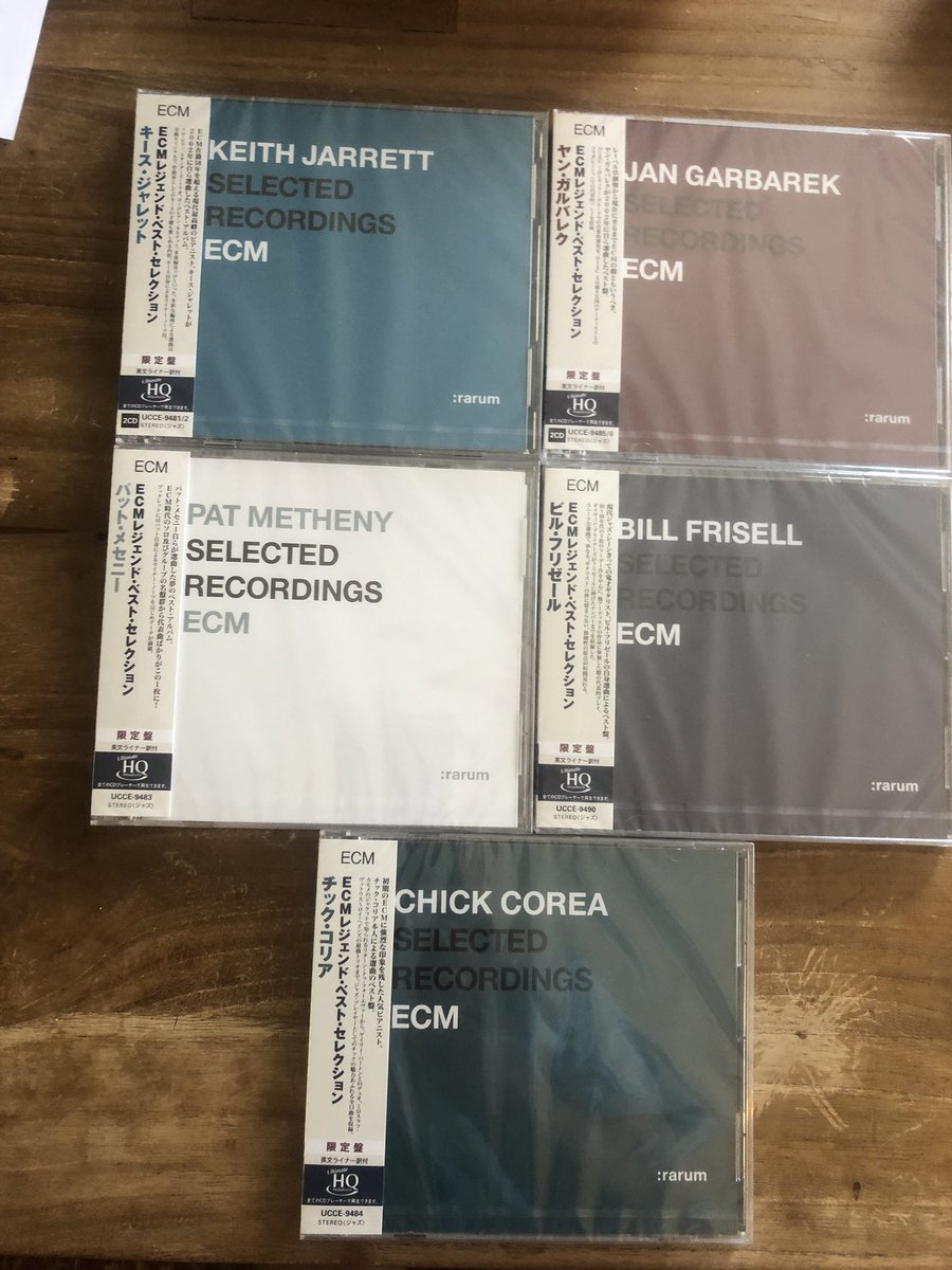 farsidemusic's tweet image. Japanese only legendary ECM label Ultimate Hi-Quality CDs