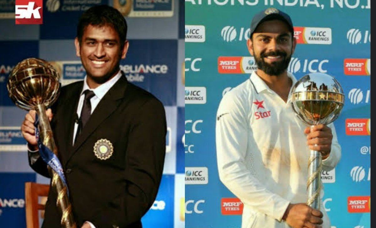 Indian Captains to win Test maces

Ms Dhoni - 2 maces in 6 years 
Virat Kohli - 3 maces in 8 years

No PR will tell you but Dhoni is the first Indian captain to win test maces