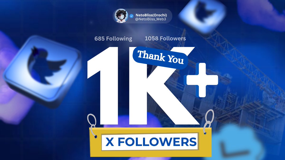 NetoBliss_Web3's tweet image. “This isn't just a GM post, but a thank you to web3 at large!!”
Today, I come with a token of gratitude, it's not just for the followers count but to the entire web3 space.
I started out this journey in January without any mentor or being onboarded by anyone.
Just curiosity…