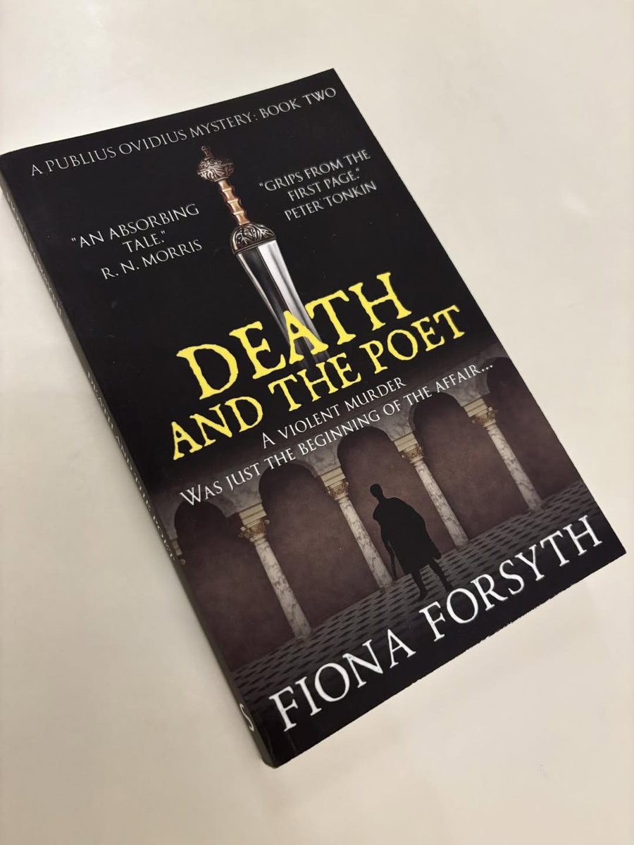 CriFiLover's tweet image. SATURDAY DRAW: Win the historical crime novel Death and the Poet by Fiona Forsyth @for_fi today only on our FB page.
facebook.com/CrimeFictionLo… 
Ovid is a poet and he doesn&apos;t know it as he turns sleuth in the town of Tomis.