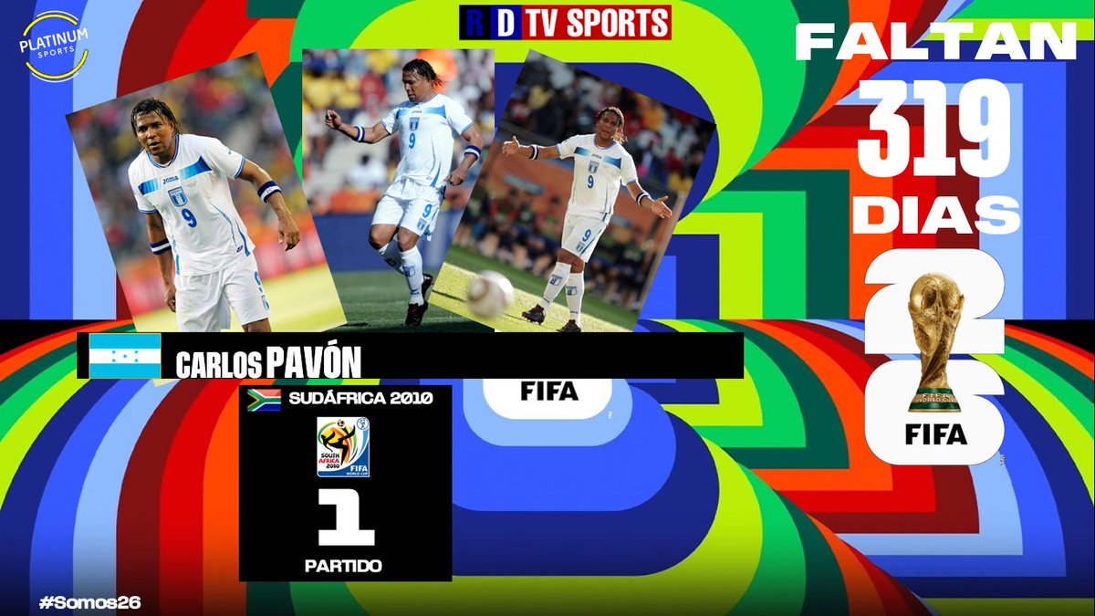 Ramón Valencia 🎮 🇲🇽 (@ramonovic09) on Twitter photo 🇨🇦🇲🇽🇺🇸 #FIFAWorldCup #WeAre26 | Faltan 3⃣1⃣9⃣ Días Para la #CopaMundialFIFA #Somos26
#Histórico
🇭🇳 <a href="/pavonplummer/">⚽️Carlitos Pavón🏌🏾</a>
🇭🇳 Carlos Alberto Pavón Plummer
POS | ST 🎯
🇿🇦 2010 - 1 Partidos Jugados
#RumboAlMundial #Somos26 #RoadToFIFAWorldCup #Honduras 🇨🇦🇲🇽🇺🇸 #FIFAWorldCup #WeAre26 | Faltan 3⃣1⃣9⃣ Días Para la #CopaMundialFIFA #Somos26
#Histórico
🇭🇳 <a href="/pavonplummer/">⚽️Carlitos Pavón🏌🏾</a>
🇭🇳 Carlos Alberto Pavón Plummer
POS | ST 🎯
🇿🇦 2010 - 1 Partidos Jugados
#RumboAlMundial #Somos26 #RoadToFIFAWorldCup #Honduras