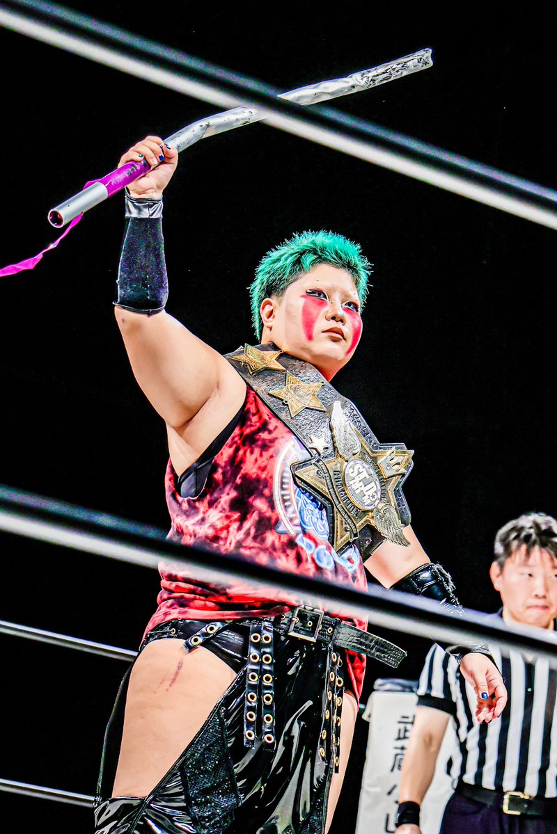mkk_slow's tweet image. ゴッデス オブ スターダム チャンピオン
このベルトを後進の育成のために獲らせるってほんとうにすごいよね。ナツコさんにしかできないよ。
#刀羅ナツコ
#H_A_T_E_ #STARDOM
#SEAdLINNNG
20250726 新木場1stRING