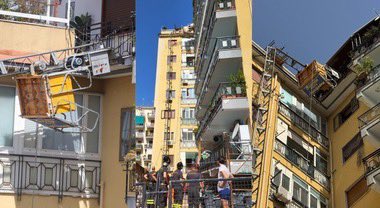 FrancoScarsell2's tweet image. Sarebbero stati senza caschi, imbracature anticaduta e cinture di sicurezza i 3 operai morti a Napoli su un ponteggio a 25 metri di altezza,ribaltatosi facendoli cadere nel vuoto. Due lavoravano in nero.Quattro indagati nell’inchiesta per omicidio colposo plurimo.
