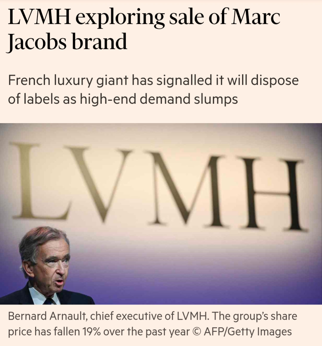kientan74's tweet image. 🏷️ LVMH exploring sale of Marc Jacobs brand - on.ft.com/46nXhcB
