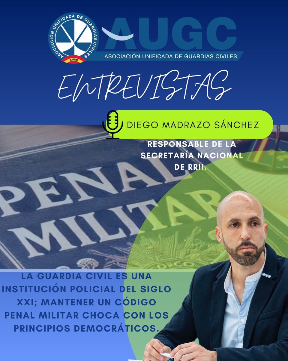 🎙 ENTREVISTA AUGC 🎙️

𝔻𝕀𝔼𝔾𝕆 𝕄𝔸𝔻ℝ𝔸ℤ𝕆
Responsable nacional del área de RRII de AUGC

En esta nueva entrega de entrevistas AUGC, conversamos con Diego Madrazo, responsable de la secretaría nacional de relaciones institucionales. Su voz se ha alzado con fuerza contra el