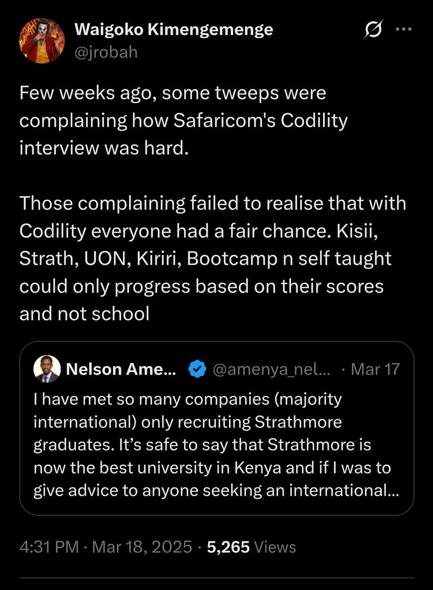 Every 3  months, this Madaraka School topic pops up and now it's evident it's an advert.