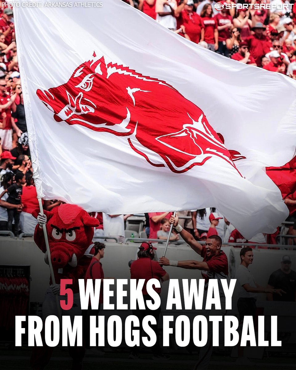 Only 5 weeks until Arkansas football! 💥