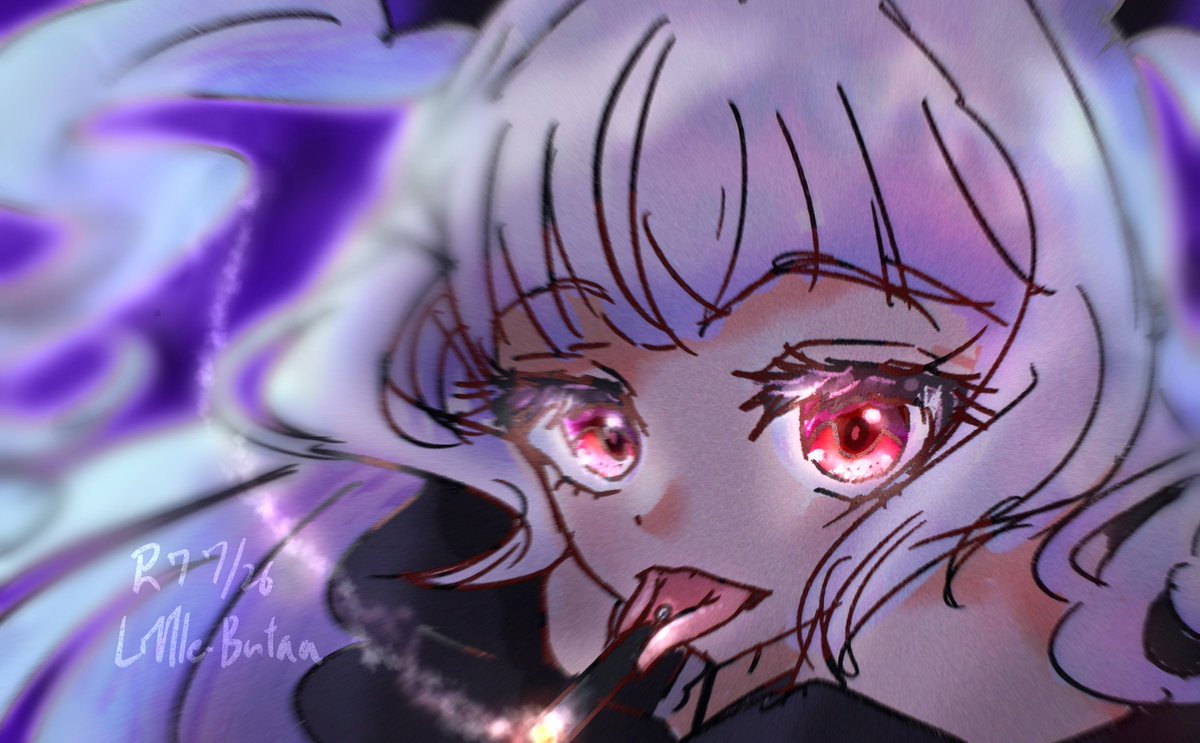 Little_Butaa's tweet image. 友達描きました
 #煙魔様の喫煙所