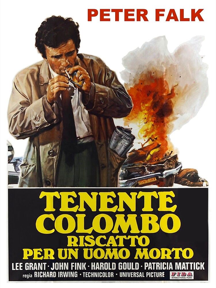 vadub69's tweet image. Sympa les affiches italiennes de Columbo.