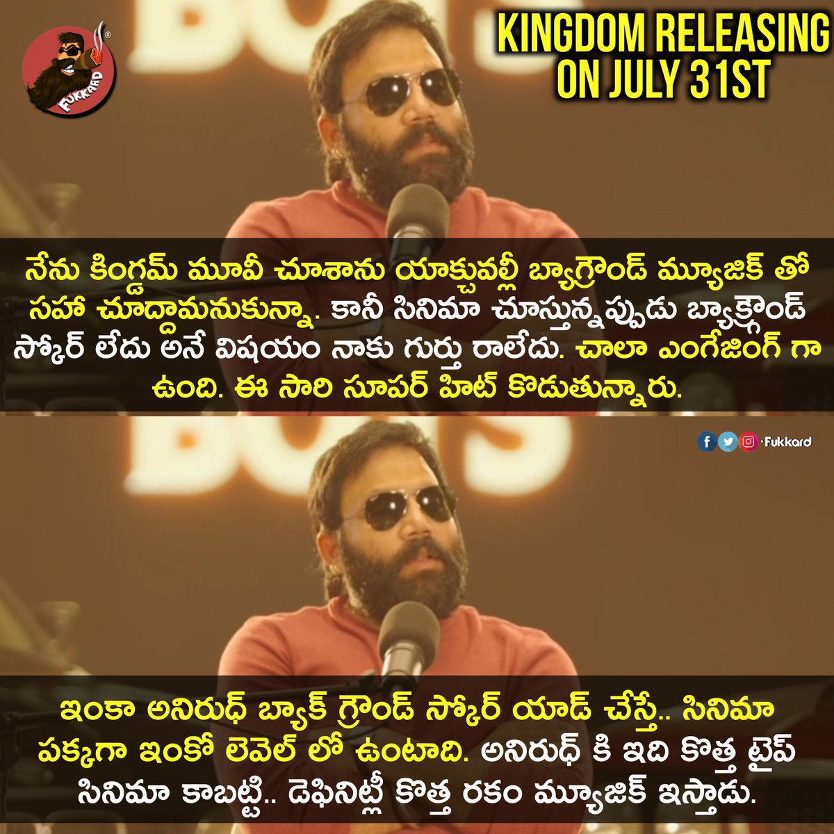 Fukkard's tweet image. #Kingdom #SandeepReddyVanga 

#KingdomOnJuly31st