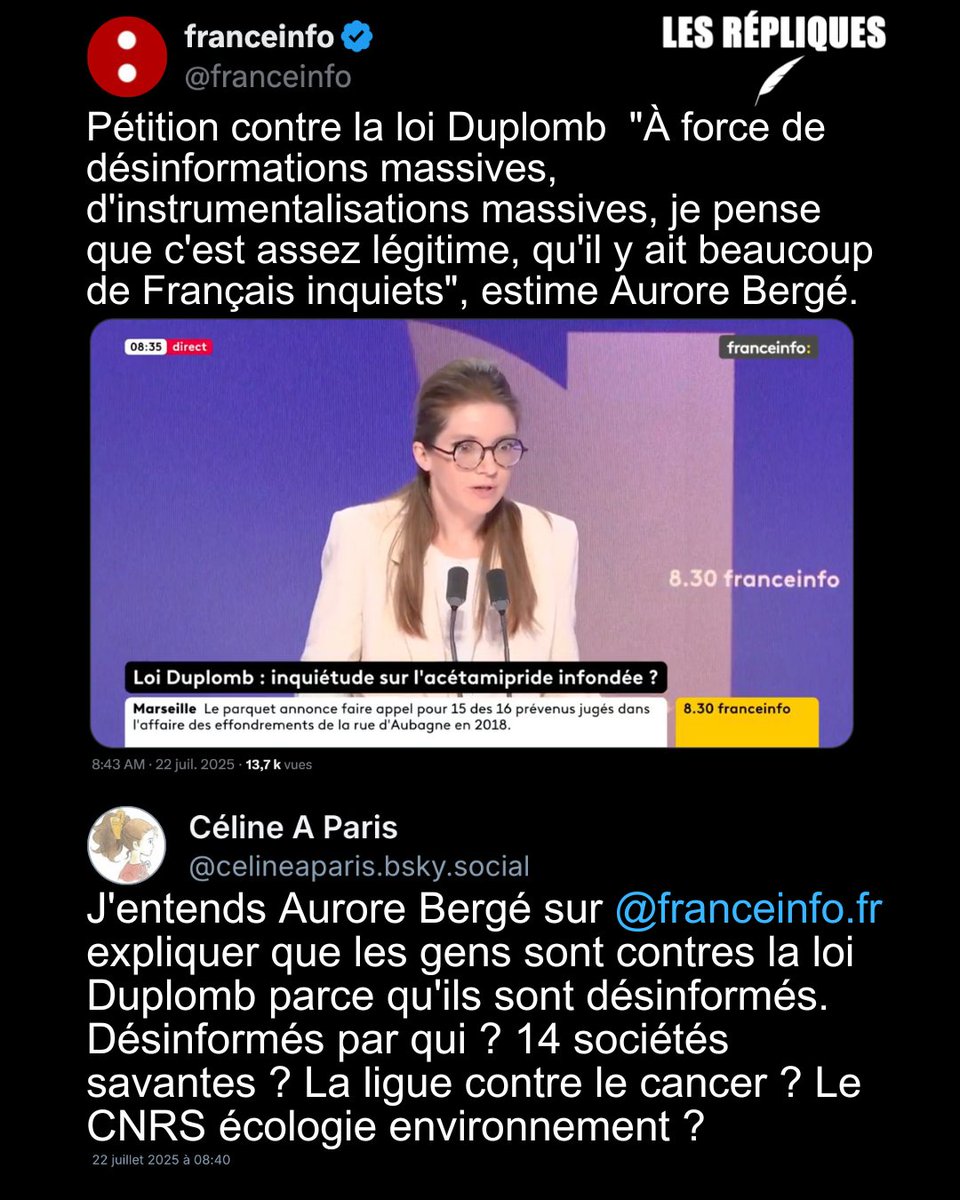 Loi Duplomd : "désinformations et instrumentalisations massives" selon la ministre <a href="/auroreberge/">Aurore Bergé</a> qui réagissait à la pétition contre la loi signée désormais par près de 2 millions de français