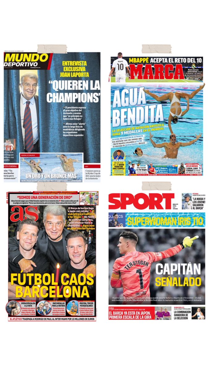 🗞️  Prensa Deportiva 26/07/25 👀