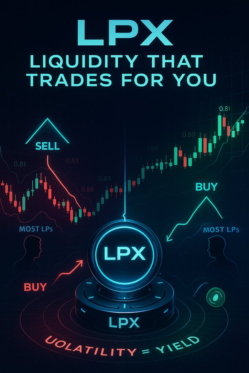 haunted_uPToken's tweet image. 🧠 LPX: Liquidity That Trades for You

Every trade you see on-chain is a moment of volatility. Most LPs miss that moment.

LPX doesn’t.

It’s not staking. It’s not farming. It’s not another rebasing yield gimmick.

LPX is a smart liquidity protocol that actually trades.

And when…
