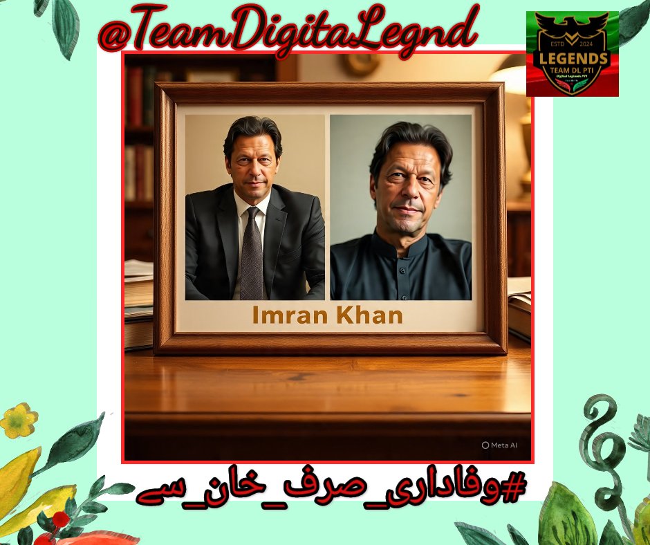 خان کے لیے محبت جذبات نہیں، عزم ہے۔

 #وفاداری_صرف_خان_سے
⁦<a href="/TeamDigitaLegnd/">TEAM DIGITAL ᴸᵉᵍᵉⁿᵈˢ</a>