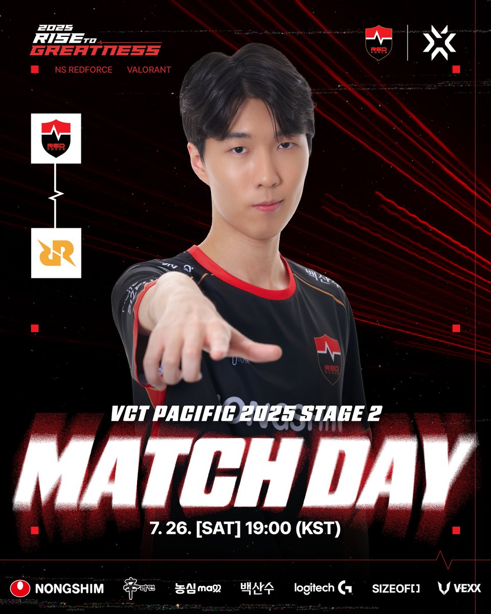 nsr_valorant's tweet image. [MATCH ANNOUNCEMENT] #VALORANT

vs @teamrrqofficial

우린 우리의 게임을 하기🤙
We do our own thing🤙

#NONGSHIM #NSRedForce #NSwin #match
#Dambi #Ivy #Persia #Francis #Rb #margaret
#VCT #VCTPacific #RisePacific