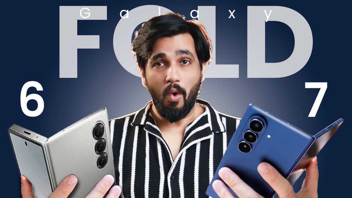 SevenSenseTech's tweet image. Galaxy Z Fold 7 vs. Z Fold 6: Is the New Thin Design Worth the Upgrade? (Full Comparison &amp;amp; Review) 📱🤔 Check out the video! ➡️ youtu.be/ttJyoQ3Bqrc #Galaxy #Foldable #Phone #Review #Comparison