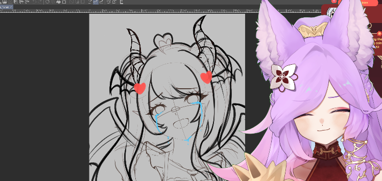 RinReeArts's tweet image. ✿.。.:* ☆:**:. GOOD MORNING! .:**:.☆*.:。.✿
Working on a fanart piece of @/ironmouse today~!✨
•´¯`•. Lurks & Raids are always appreciated and welcome! .•´¯`•