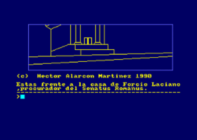 SpectrumAndRet1's tweet image. Romanus, una aventura conversacional oculta del parser C.A.A.N: spectrumandretronews.es/2025/07/romanu…