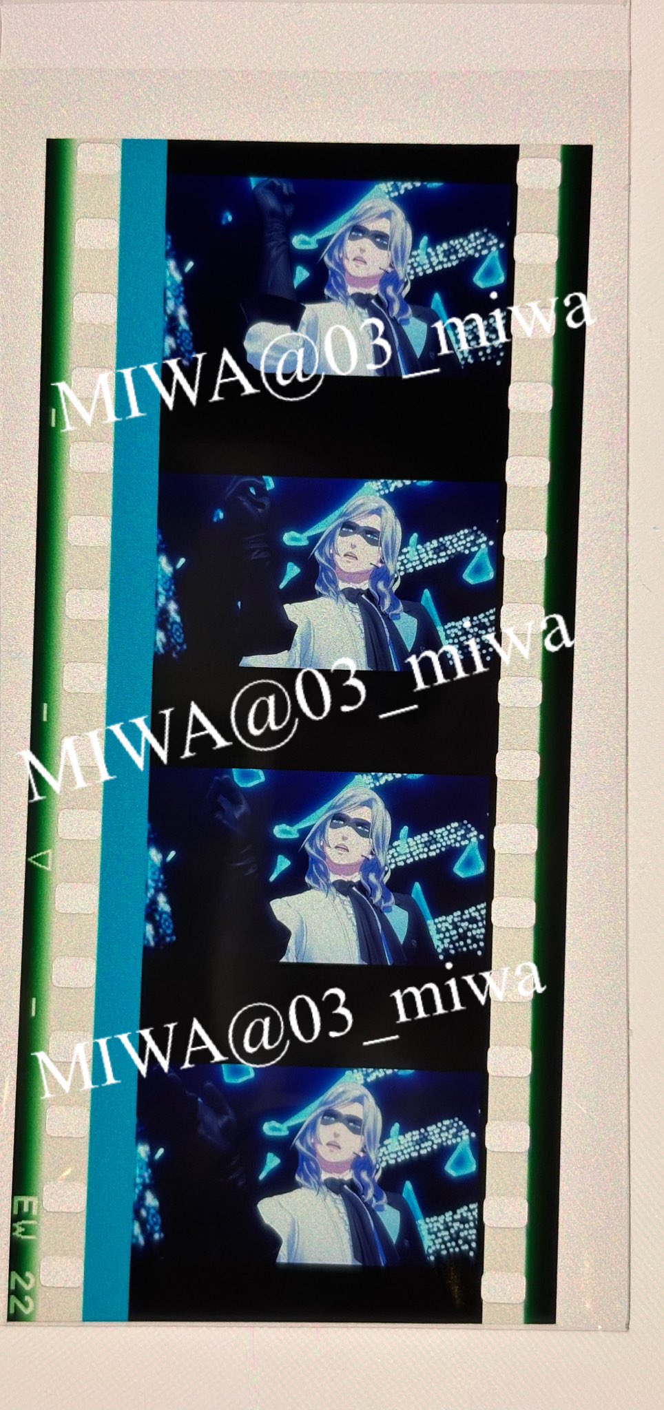 紫*い様 タブナイ 特典 コマフィルム 嶺二 JINN-Ω-RAY 顔アップ 劇場版 うたプリ TABOO NIGHT XXXX 入場者特典 6週目 コマ