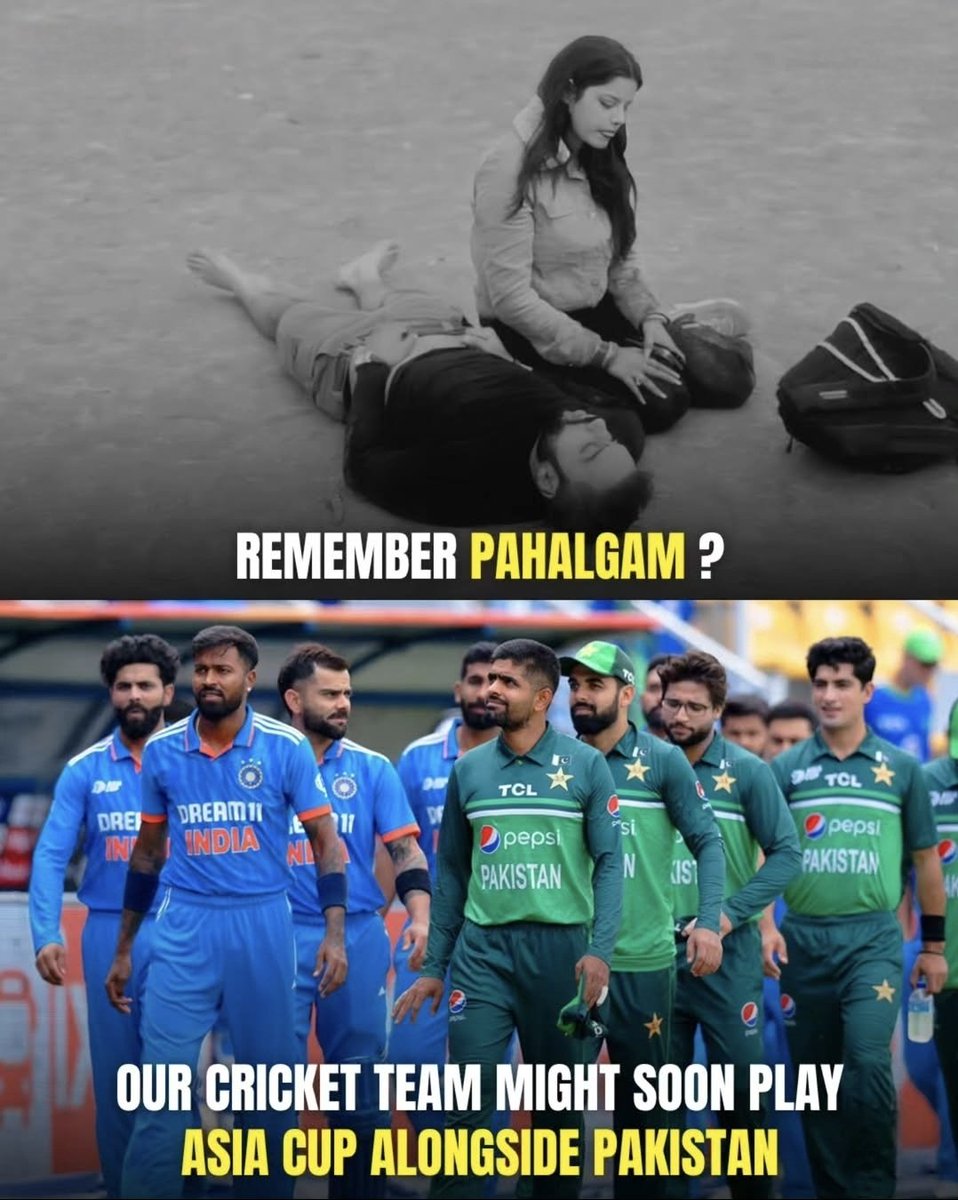 Priyaa_Purohit's tweet image. Jay Shah chooses CRICKET over COUNTRY !! 🙄
Terror killed in Pahalgam, but he lines up matches with Pakistan.
Where's the Spine ? Where's the Shame ?😒