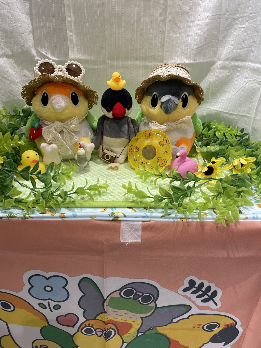 N1zUYkGTAVJij1v's tweet image. 新宿ことり博に行って来たよー❣️
ねぐせさん、めっちゃ可愛い方でした😍萌え〜
まるちゃんとおちるたん&amp;amp;ずぐまる君