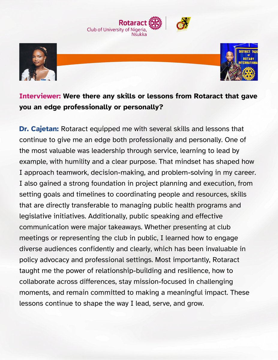 Rotaract Club of UNN tweet media