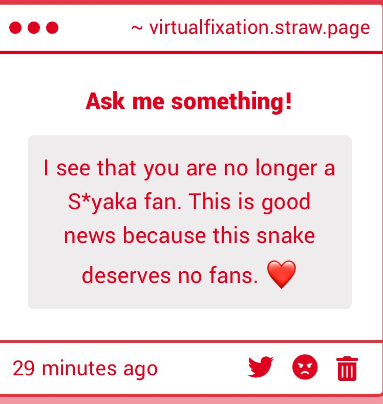 virtualfixation's tweet image. this is so obviously ragebait but also i am still a sayaka fan and yume πππ idk where u got that from