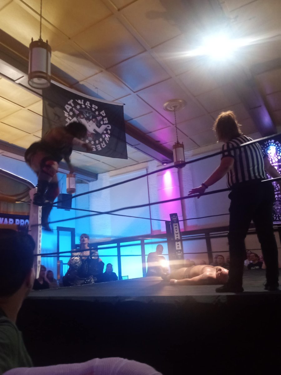 JosephMueller's tweet image. Always an epic & wild night at the @MatWarPro @BrickSavage7 & @1called_manders tear it down in the main event, the 1st successful title defense, sets up showdown with @EndseekerLeon next! #TransmissionZero