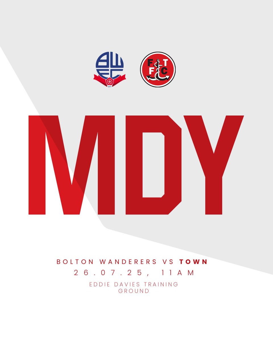 AcademyFTFC's tweet image. Pre-season ramping up 💪
U21 v @tamworthfc
U18 v @BWFCBandAcademy
#OnwardTogether | #C’MonYouYoungCods