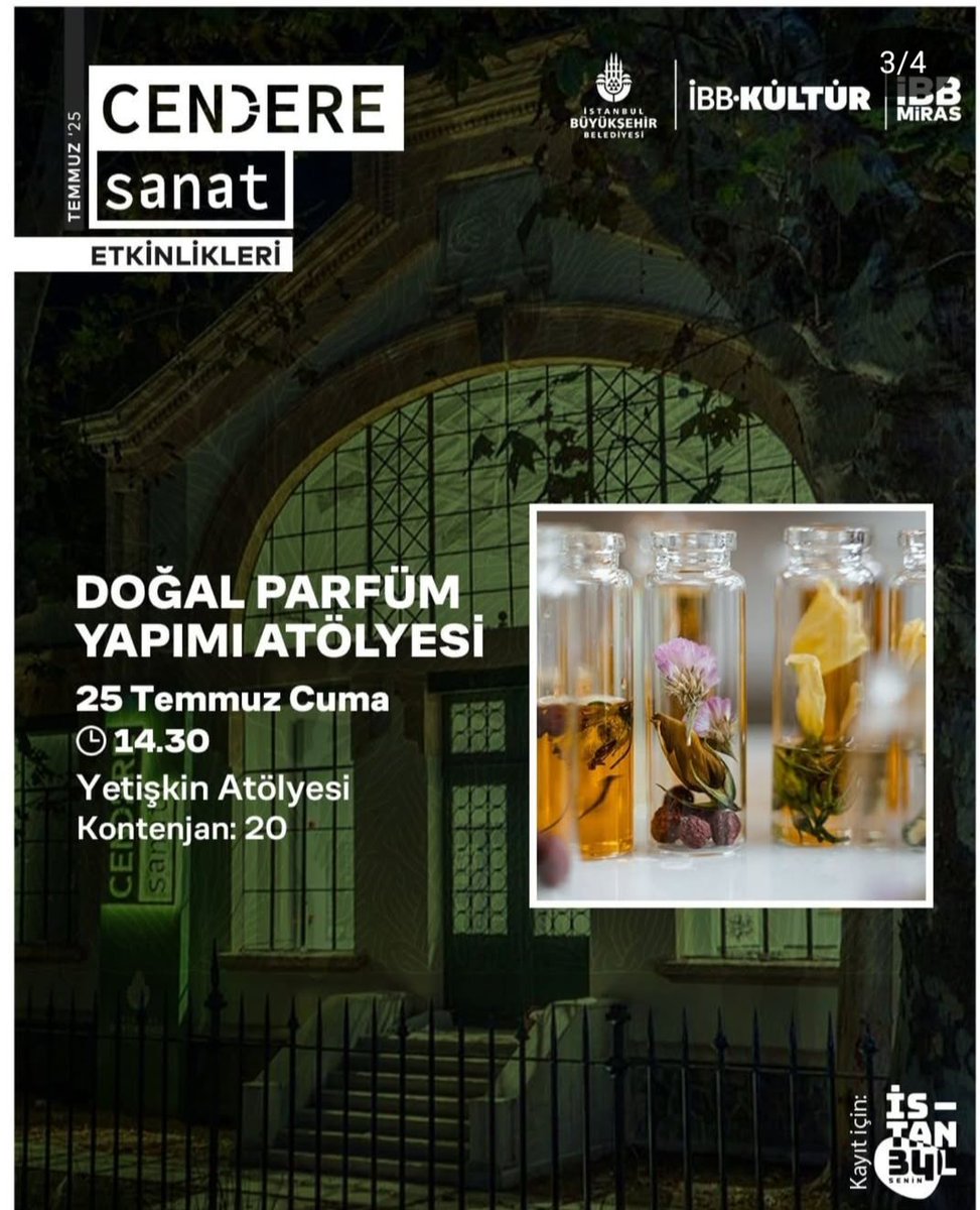 yasindediler's tweet image. İBB, Sarıyer'de Cendere Sanat'ta Doğal Parfüm Yapımı Atölyesi düzenledi. Atölyenin mantığı parfümü katılımcılar yapar, o yüzden katılıyor insanlar. Baldız gitti, fotoğraftaki şişeyi herkese dağıtıp yollamışlar. Rezillik. @ibb_kultur çok tuttu mu maliyeti?