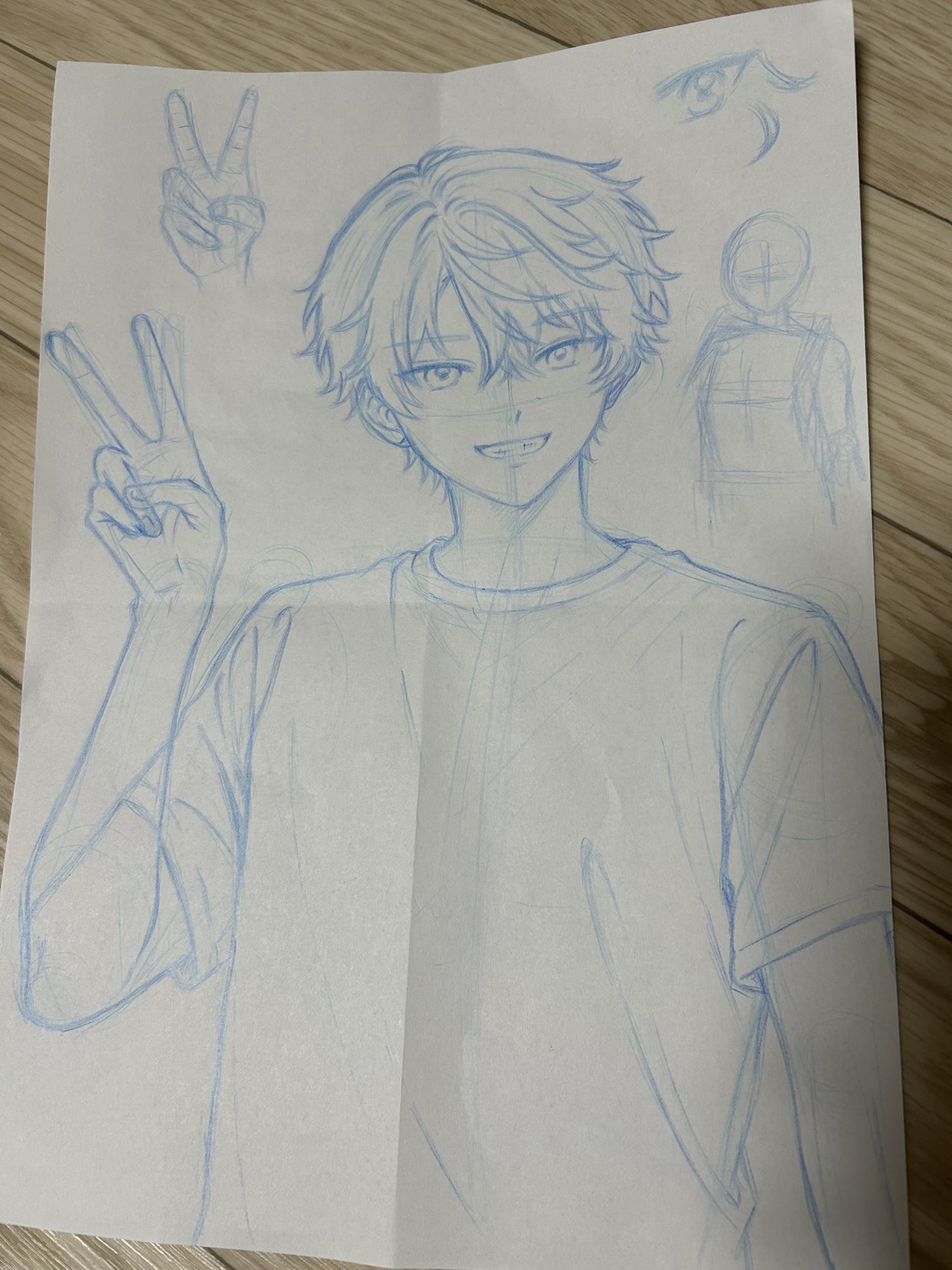 手描きの肖像画になります。 ボールペン画メイキング】鳥 - その31 -【Ballpoint pen drawing