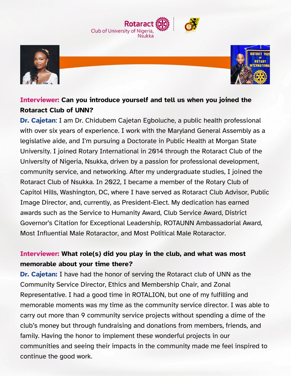 Rotaract Club of UNN tweet media