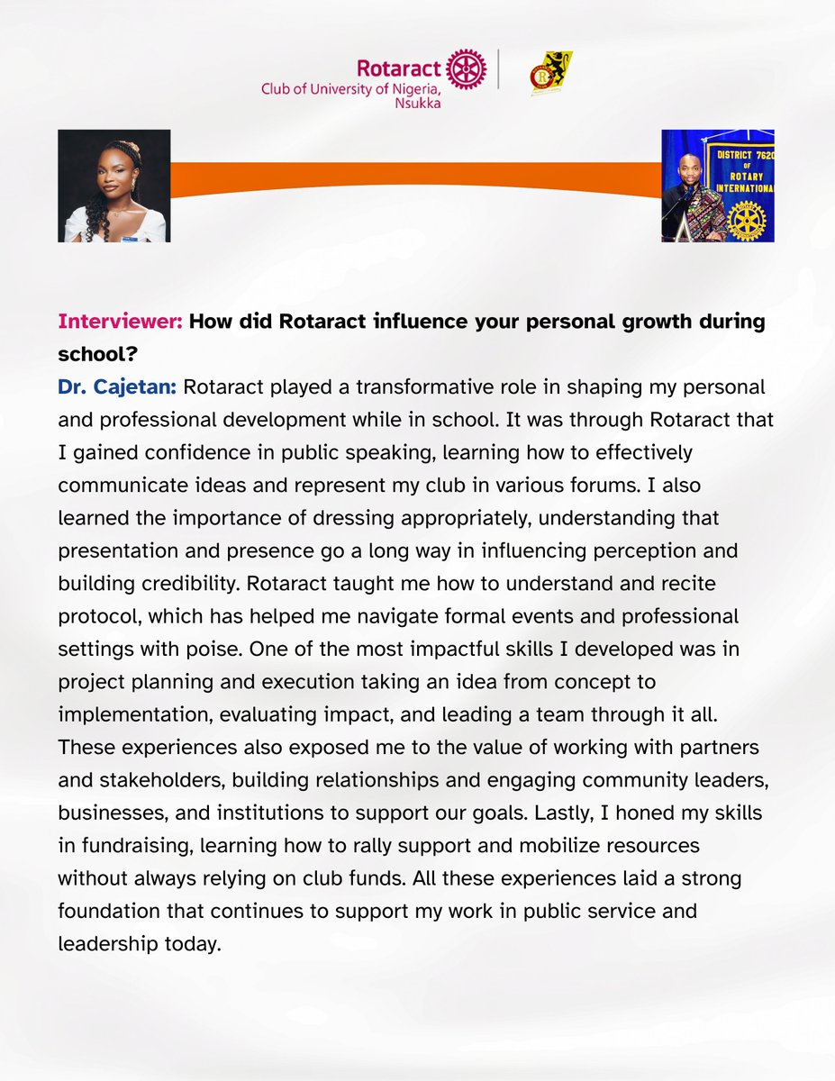 Rotaract Club of UNN tweet media